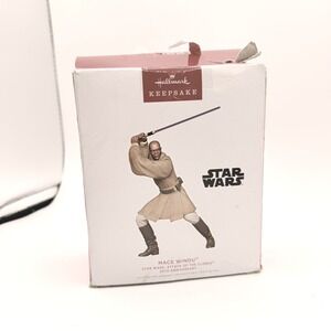 Hallmark Star Wars Mace Windu Ornament 2022 Attack of the Clones 20th Anniv.